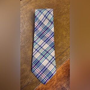 Land’s End Plaid Multicolor Men's Tie